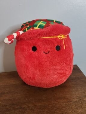 Squishmallows Fuzzamallows 12in Lowell The Red Sack Of Toys